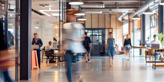Modernes Büro mit Mitarbeitenden – Symbolbild für einen professionellen Firmenumzug