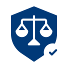 Waage im Schutzschild – Rechtsschutzversicherung