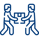 Icon of a person with a crown – experienced professional staff for moving planning